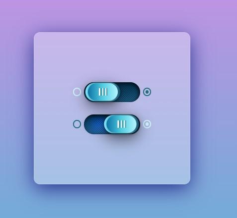 A Ui toggle switch that allows users to switch between two states
